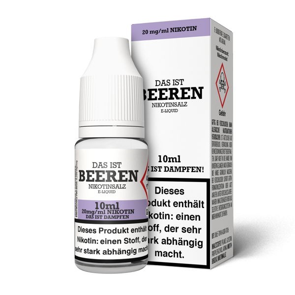 Beeren Nikotinsalz Liquid Das ist Dampfen 20 mg/ml