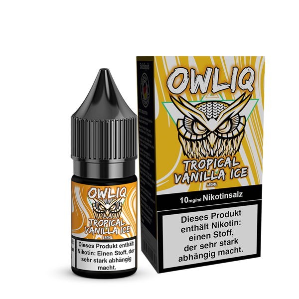 Tropical Vanilla Ice Nikotinsalz Liquid OWLIQ 10mg
