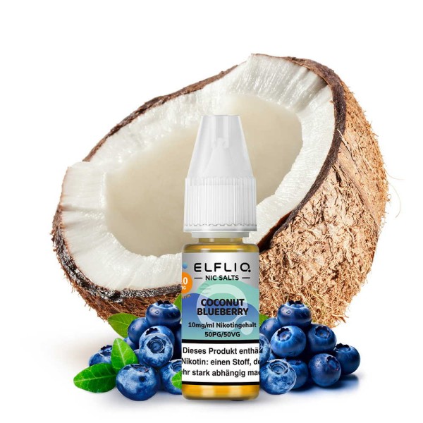 Coconut Blueberry Nikotinsalz Liquid Elfliq by Elfbar 10 mg/ml Geschmack