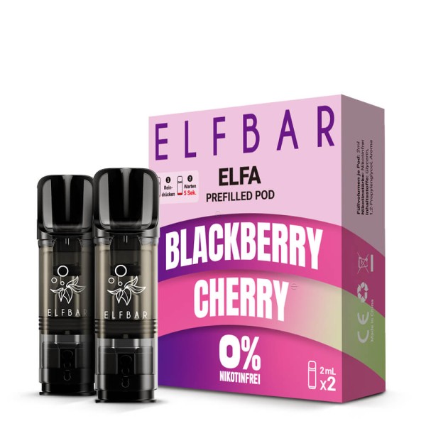 Elfbar Elfa Pod Blackberry Cherry Nikotinfrei