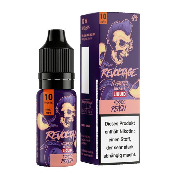 Purple Peach Hybrid Nikotinsalz Liquid Revoltage 10 mg/ml