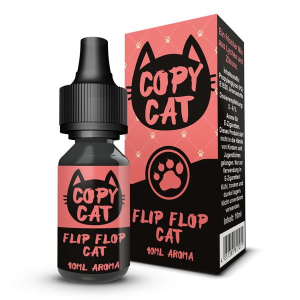  Copy Cat Aroma Flip Flop Cat Flasche Verpackung