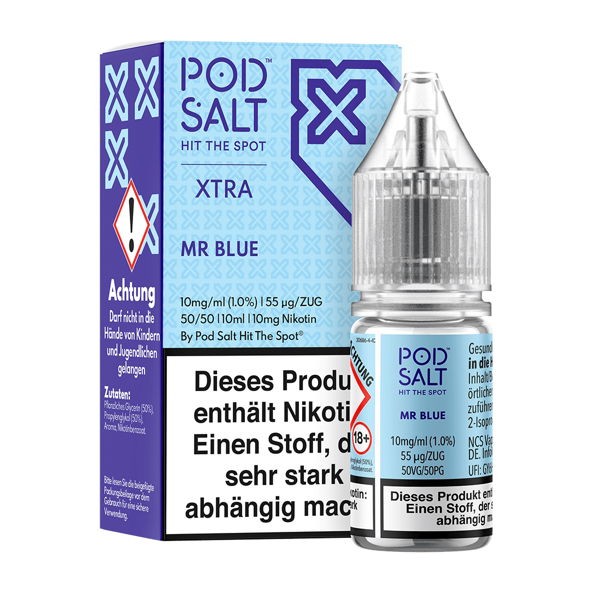 Mr Blue Nikotinsalz Liquid Pod Salt Xtra 10 mg/ml