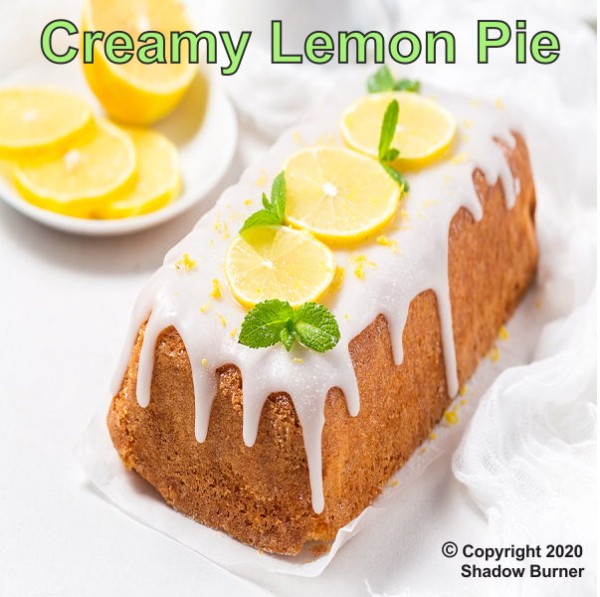 Creamy Lemon Pie Aroma Shadow Burner