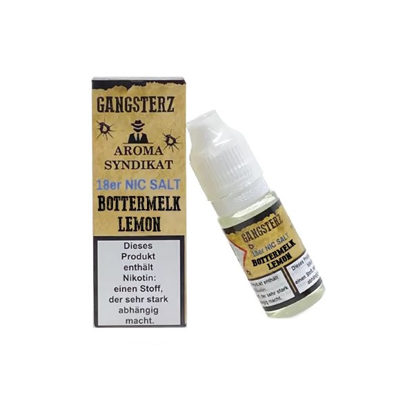 Bottermelk Lemon Nikotinsalz Liquid Gangsterz