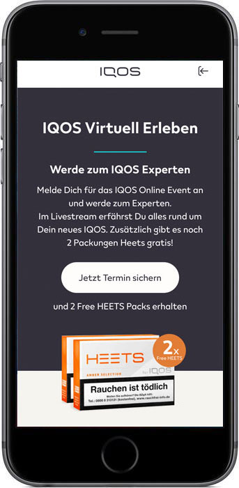 Kostenlose IQOS HEETS erhalten, Blog