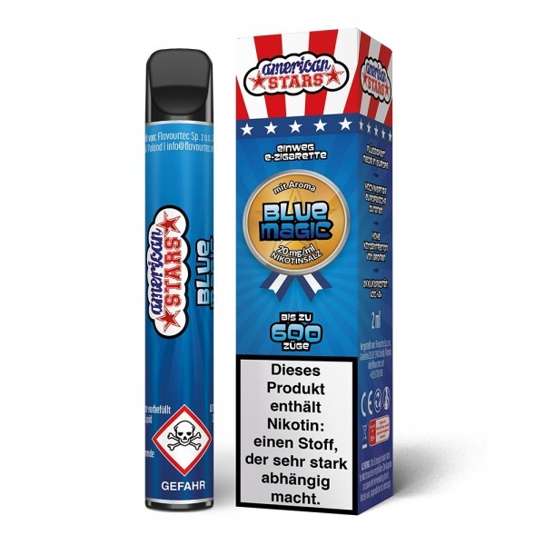American Stars Einweg E-Zigarette Blue Magic