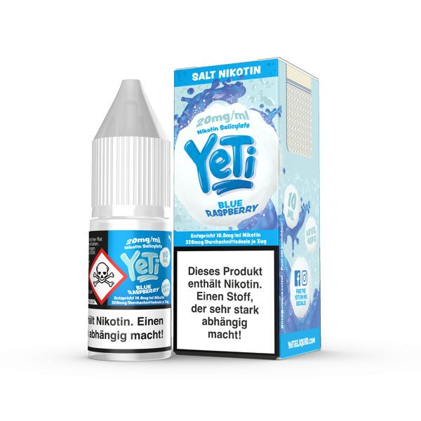 Blue Raspberry Nikotinsalz Liquid Yeti 20 mg/ml