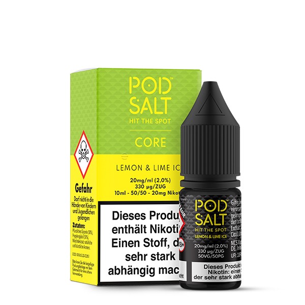 Lemon Lime Ice Nikotinsalz Liquid Pod Salt Verpackung