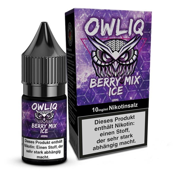 Berry Mix Ice Nikotinsalz Liquid OWLIQ 10ml 10mg/ml