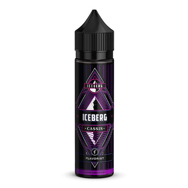Cassis IceBerg Longfill Aroma Flavorist Flasche