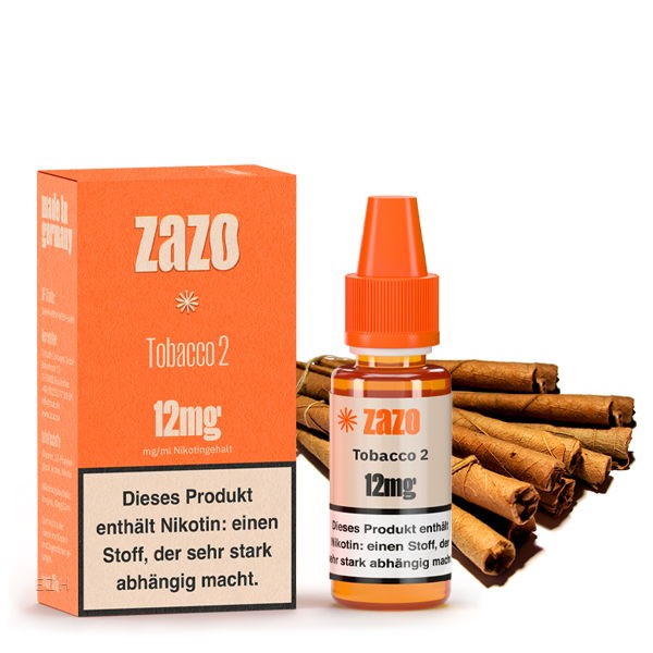 Tobacco 2 Cigarillo Liquid Zazo 12 mg/ml