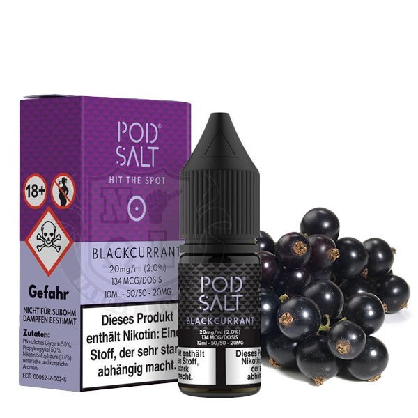 Blackcurrant Nikotinsalz Liquid Pod Salt