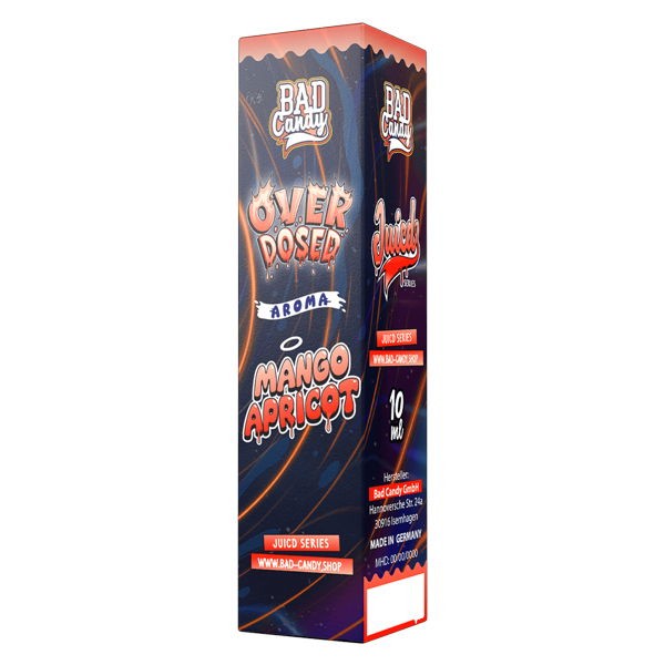 Mango Apricot Longfill Aroma Bad Candy Juicd Verpackung