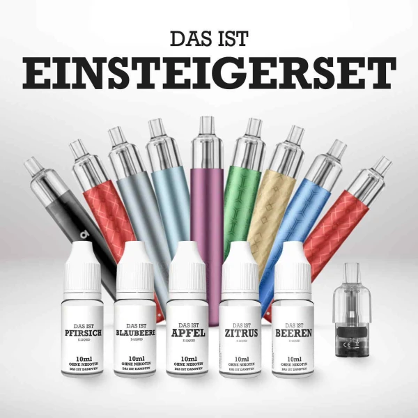 Einsteigerset Pen Style E-Zigarette & Liquid