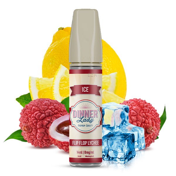Flip Flop Lychee ICE Longfill Aroma DINNER Lady 14 ml Geschmack