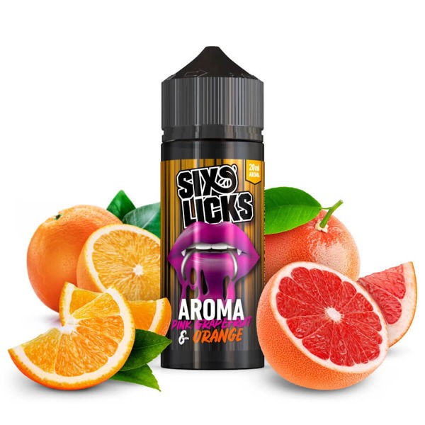 Pink Grapefruit Orange Aroma Six Licks