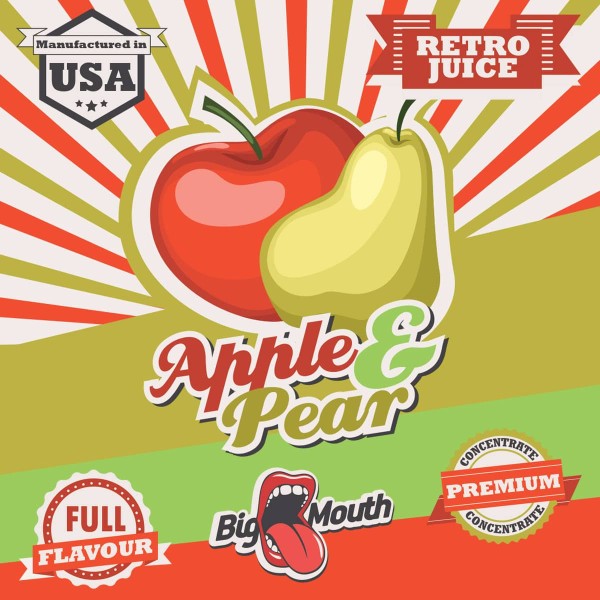 Apple & Pear Aroma Retro Juice Big Mouth