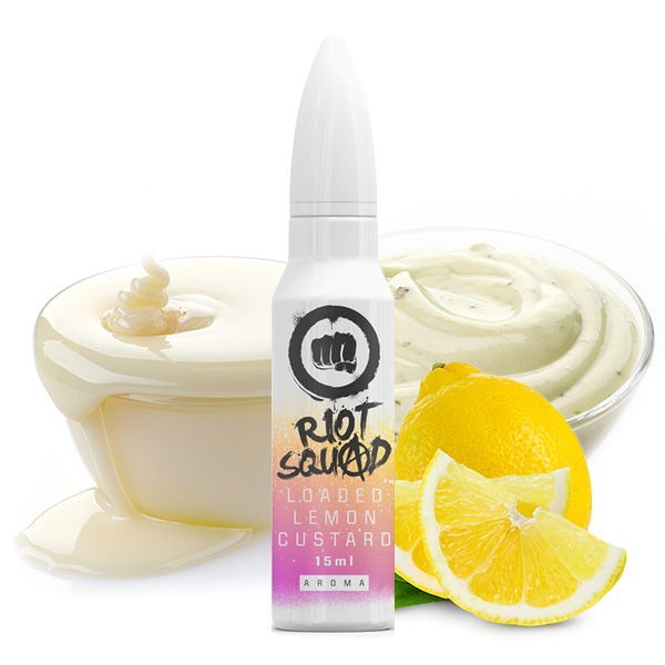 Loaded Lemon Custard Aroma Riot Squad 15 ml