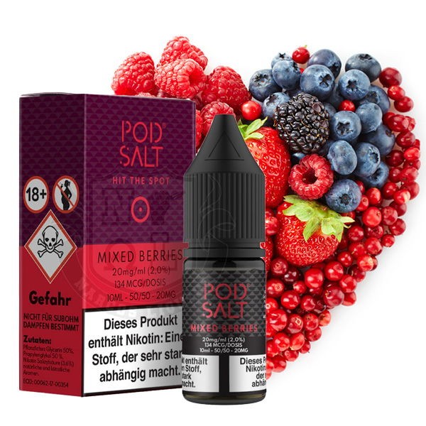 Mixed Berries Liquid Pod Salt