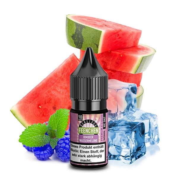 Himbeer Wassermelone Feenchen Nikotinsalz Liquid Nebelfee 10 mg/ml Beispielbild 20 mg