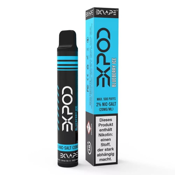 eXvape Expod Disposable E-Zigarette Blueberry Ice