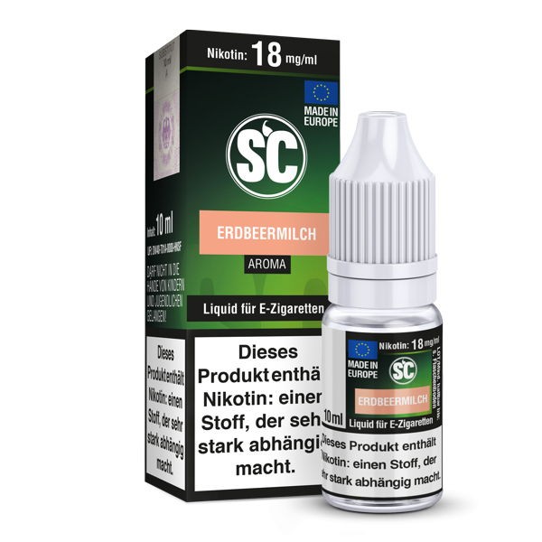 Erdbeermilch SC Liquid Beispielbild 18 mg/ml