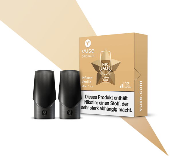 Infused Vanilla Nic Salts Caps Vuse ePen
