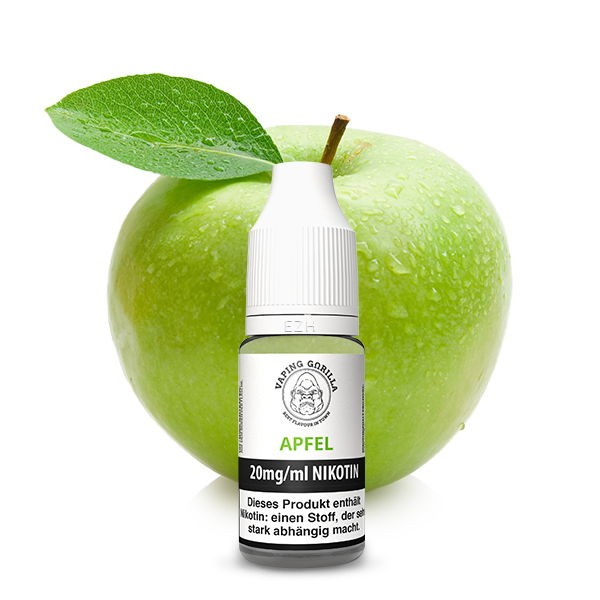 Apfel Nikotinsalz Liquid Vaping Gorilla Geschmack