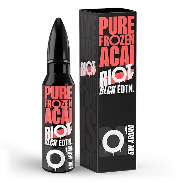 Pure Frozen Acai 5 ml Longfill Aroma Riot Squad Black Verpackung
