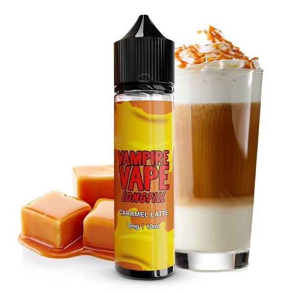 Caramel Latte Longfill Aroma Vampire Vape Geschmack