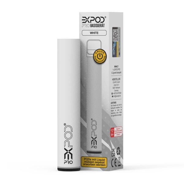 eXvape ExPod Pro Akku Stick Weiß