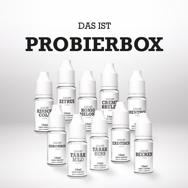 Liquid Probierbox Das ist Dampfen