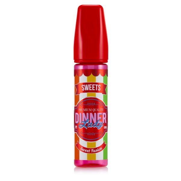 Sweet Fusion Shake & Vape Liquid Tuck Shop DINNER Lady