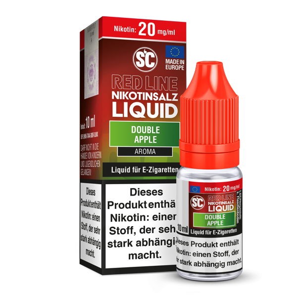 Double Apple Nikotinsalz Liquid SC Red Line 20 mg/ml