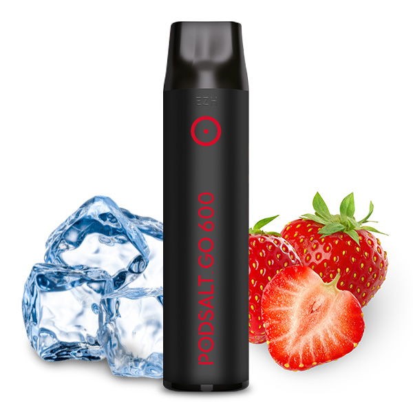 Pod Salt Go 600 Einweg E-Zigarette Strawberry Ice