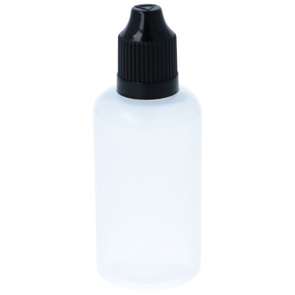 Tropf Flasche 50ml Deckel Schwarz